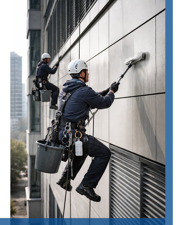 Мойка вентилируемого фасада в Спасске-Дальнем от 259 р. | ВЫСОТНИК-Спс