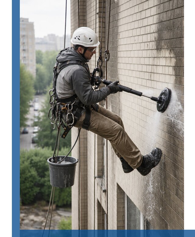 Очистка фасада от копоти в Спасске-Дальнем профессионально и безопасно