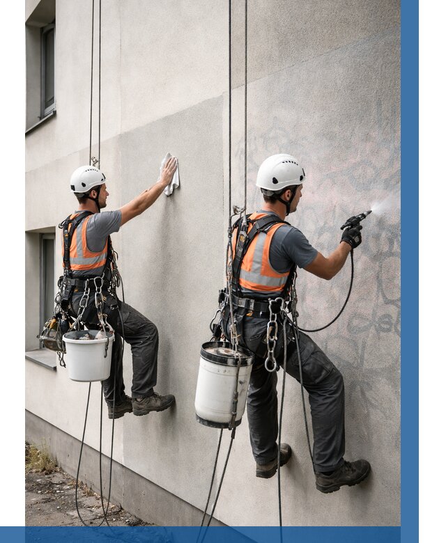 Антиграффити покрытие фасада в Спасске-Дальнем от 621 р. | ВЫСОТНИК-Спс