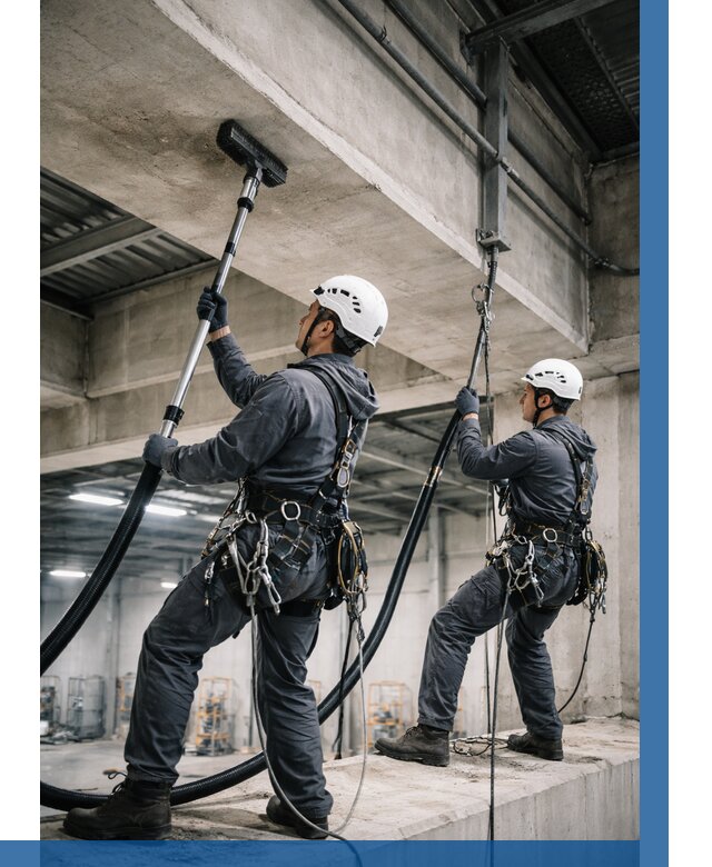 Обеспыливание потолочных конструкций в Спасске-Дальнем от 259 р. |ВЫСОТНИК-Спс