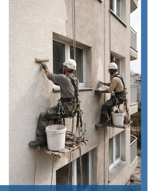 Нанесение короеда на фасад в Спасске-Дальнем от 466 р. | ВЫСОТНИК-Спс