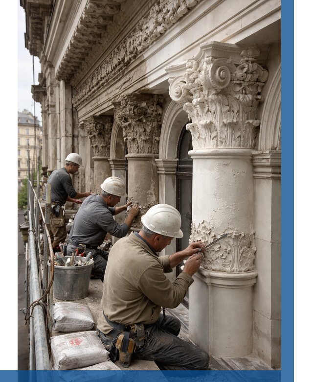 Реставрация фасадной лепнины в Спасске-Дальнем от 2587 р. | ВЫСОТНИК-Спс