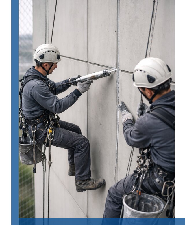 Первичная герметизация швов фасадов и кровель в Спасске-Дальнем