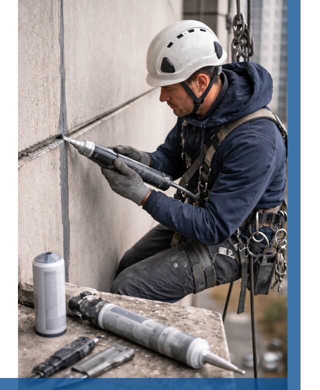 Вторичная герметизация швов в Спасске-Дальнем от 466 р. | ВЫСОТНИК-Спс