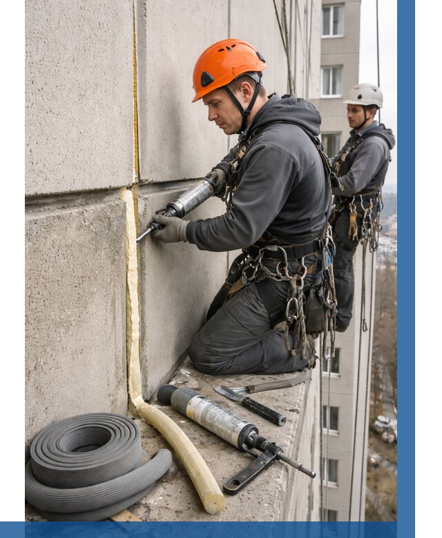 Теплый шов межпанельные швы в Спасске-Дальнем от 724 р. | ВЫСОТНИК-Спс