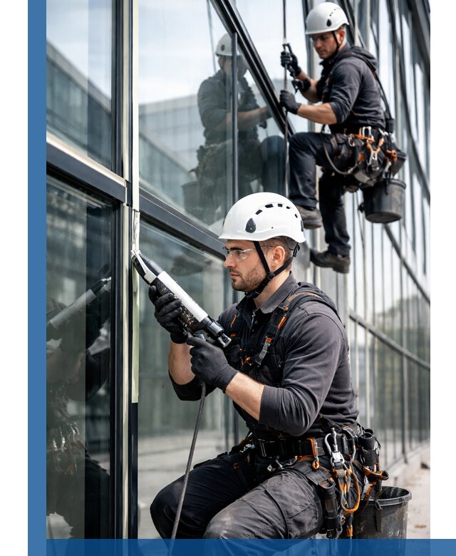 Герметизация витражных швов в Спасске-Дальнем для зданий и фасадов