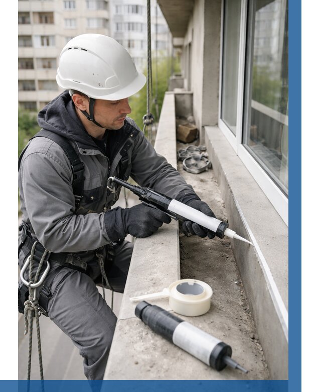 Герметизация швов лоджии в Спасске-Дальнем от 4656 р. | ВЫСОТНИК-Спс