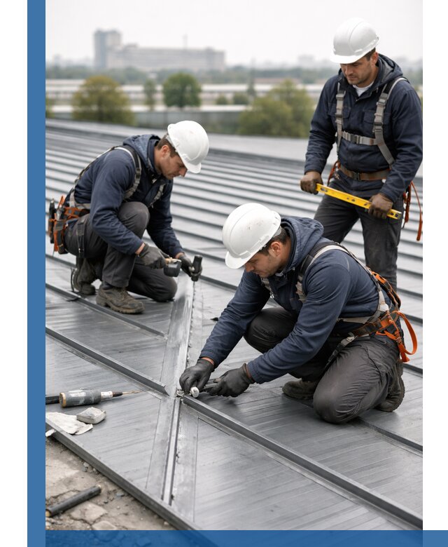 Ремонт фальцевой кровли в Спасске-Дальнем срочно и качественно