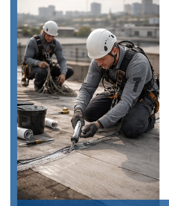 Аварийное и капитальное устранение протечек кровли в Спасске-Дальнем