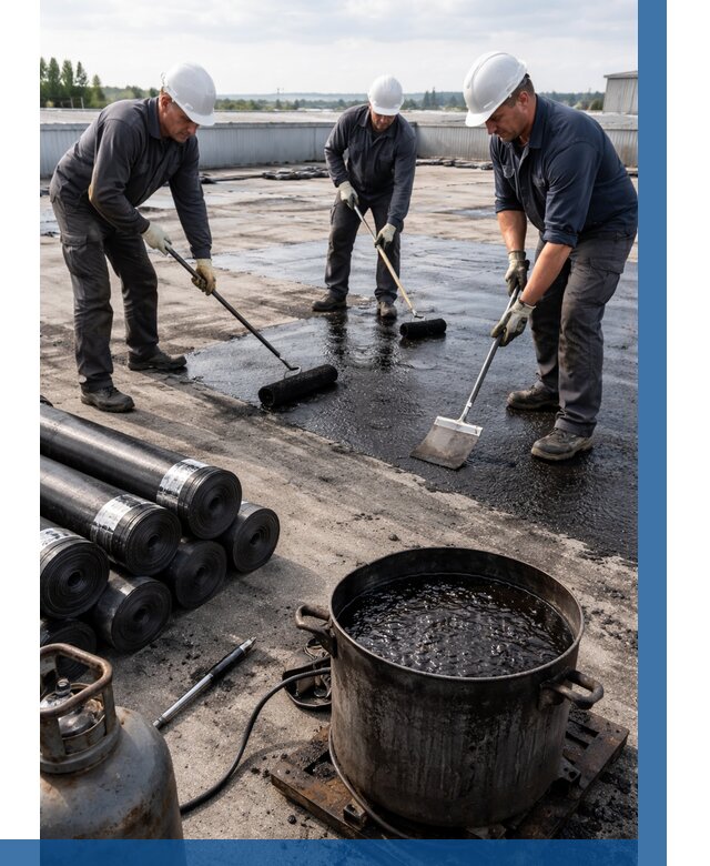 Гидроизоляция кровли мастикой в Спасске-Дальнем от 621 р. | ВЫСОТНИК-Спс