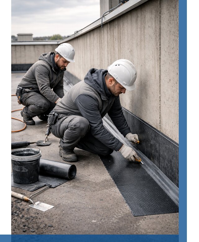 Гидроизоляция примыканий на кровле в Спасске-Дальнем от 931 р. | ВЫСОТНИК-Спс