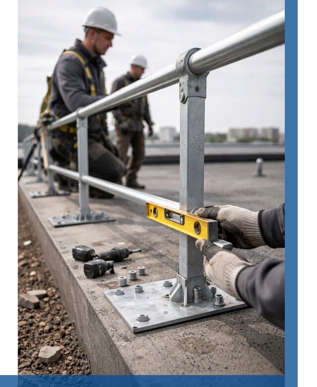 Монтаж кровельного ограждения в Спасске-Дальнем от 1242 р. | ВЫСОТНИК-Спс