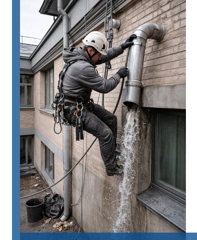 Профессиональная прочистка водосточных труб в Спасске-Дальнем с гарантией