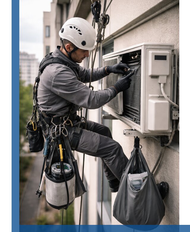 Обслуживание внешнего блока кондиционера в Спасске-Дальнем профессионально