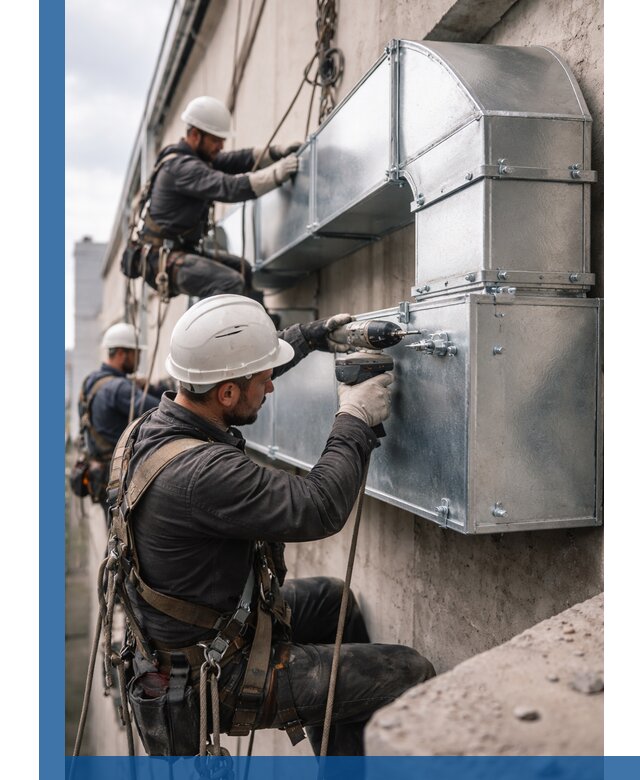 Профессиональный монтаж вентиляционных коробов в Спасске-Дальнем под ключ