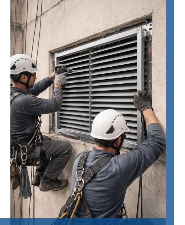 Монтаж вентиляционных решеток в Спасске-Дальнем от 4656 р. | ВЫСОТНИК-Спс