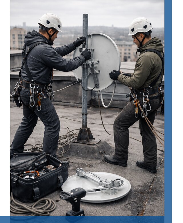 Демонтаж антенн на крыше в Спасске-Дальнем от 4656 р. | ВЫСОТНИК-Спс