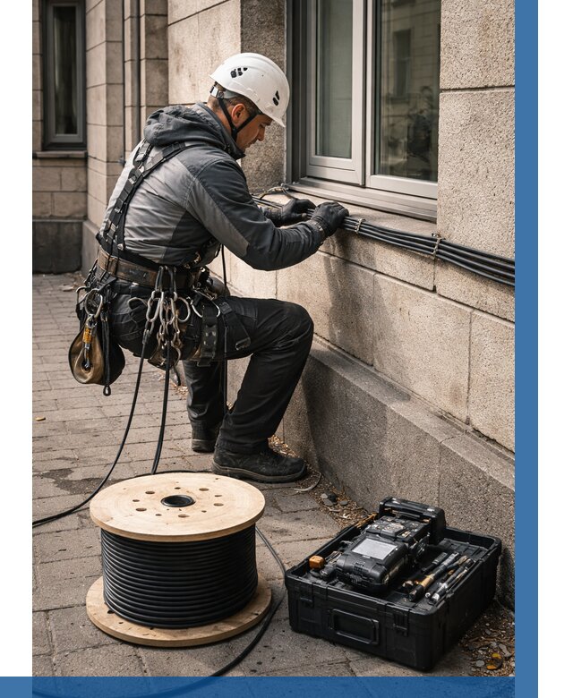 Прокладка оптоволоконного кабеля в Спасске-Дальнем от 828 р. | ВЫСОТНИК-Спс