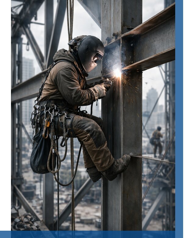 Высотные сварочные работы в Спасске-Дальнем от 3621 р. | ВЫСОТНИК-Спс