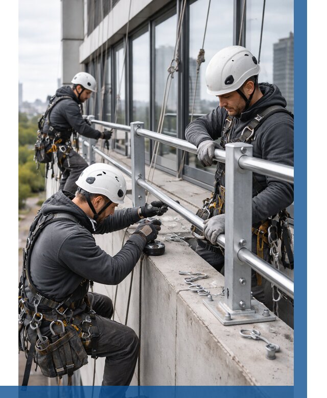 Монтаж ограждений на высоте в Спасске-Дальнем, от 1242 р. | ВЫСОТНИК-Спс