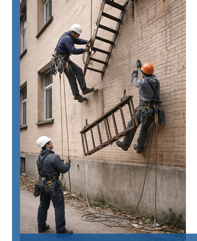 Демонтаж пожарной лестницы в Спасске-Дальнем быстро и безопасно
