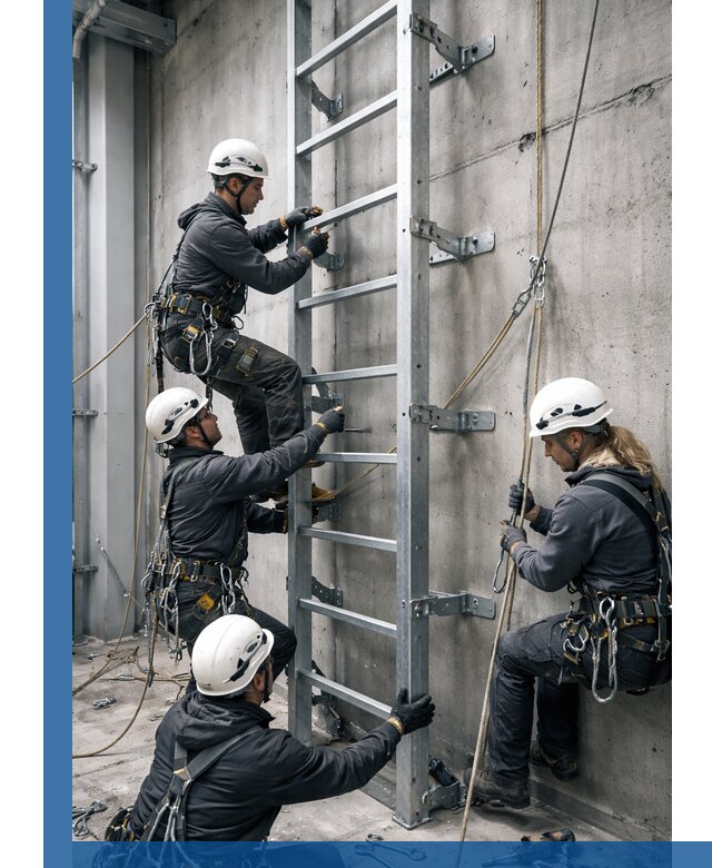 Монтаж металлических лестниц в Спасске-Дальнем под ключ со гарантией
