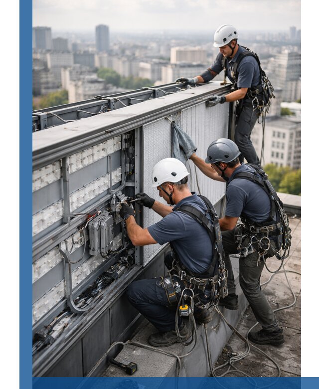 Профессиональное обслуживание крышной рекламы в Спасске-Дальнем под ключ