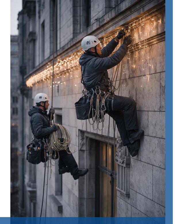 Монтаж новогодней иллюминации в Спасске-Дальнем от 8795 р. | ВЫСОТНИК-Спс