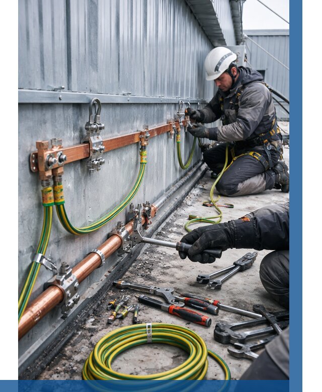 Монтаж заземления здания в Спасске-Дальнем от 25868 р. | ВЫСОТНИК-Спс