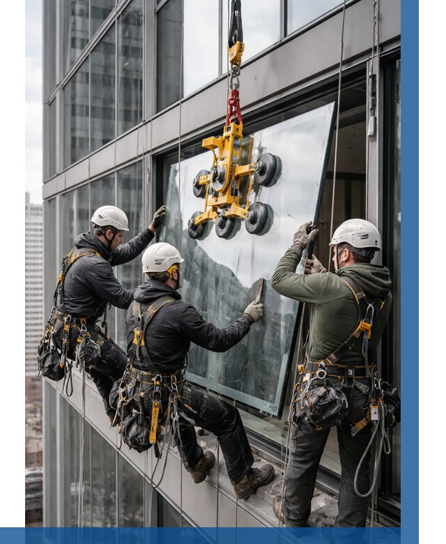 Фасадное остекление зданий под ключ в Спасске-Дальнем от 10347 р. | ВЫСОТНИК-Спс