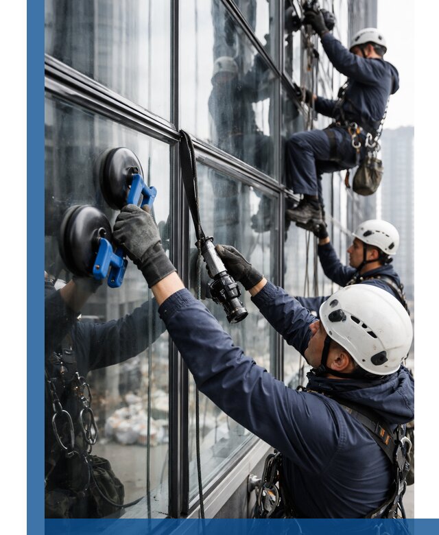 Радиусное остекление фасадов под ключ в Спасске-Дальнем с гарантиями