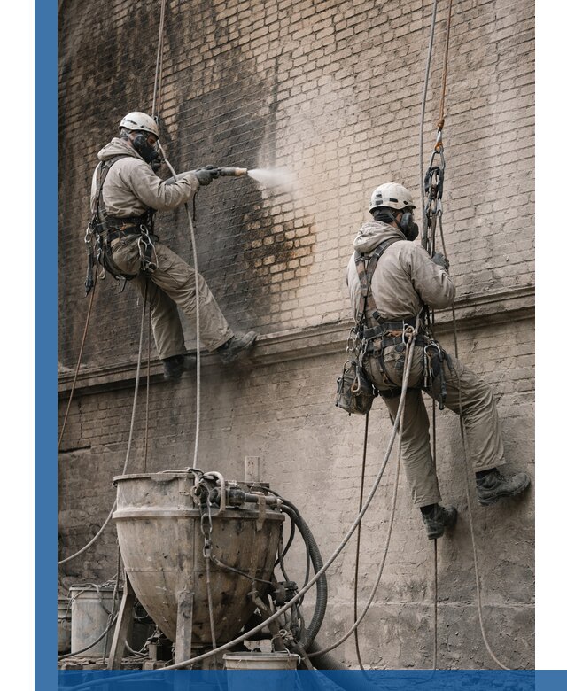 Пескоструйная очистка фасадов в Спасске-Дальнем профессионально