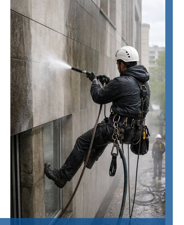 Гидроструйная очистка поверхностей в Спасске-Дальнем от 879 р. | ВЫСОТНИК-Спс