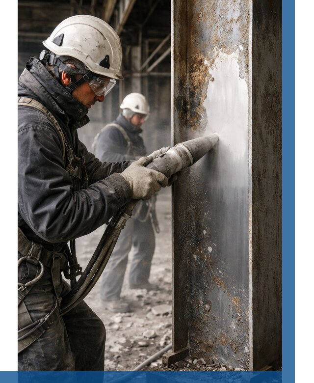 Удаление старой краски с металла в Спасске-Дальнем от 466 р. | ВЫСОТНИК-Спс