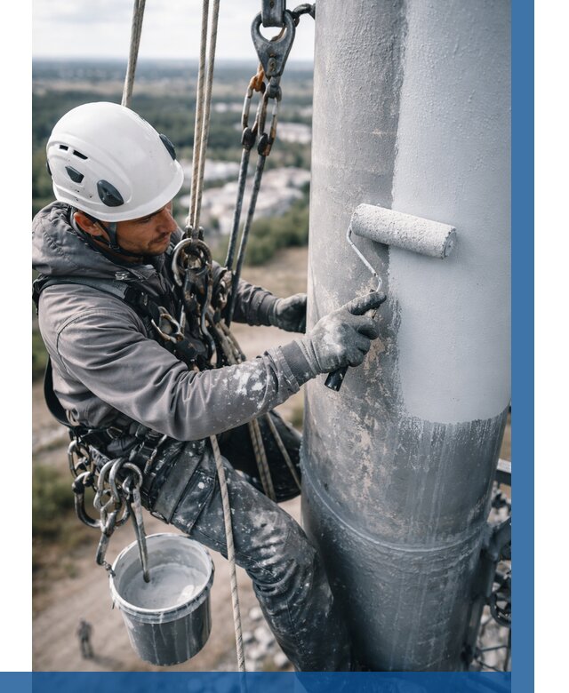 Покраска мачт связи под ключ в Спасске-Дальнем от 879 р. | ВЫСОТНИК-Спс