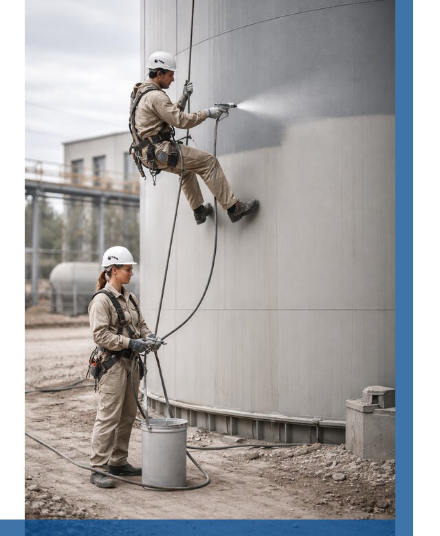 Покраска резервуаров в Спасске-Дальнем от 1242 р. | ВЫСОТНИК-Спс — заказать