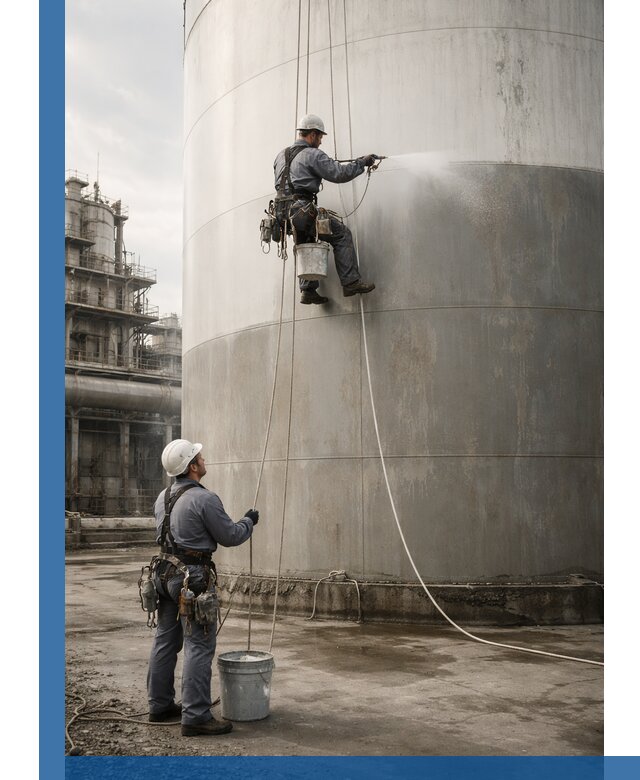 Покраска стальных резервуаров и емкостей в Спасске-Дальнем профессионально