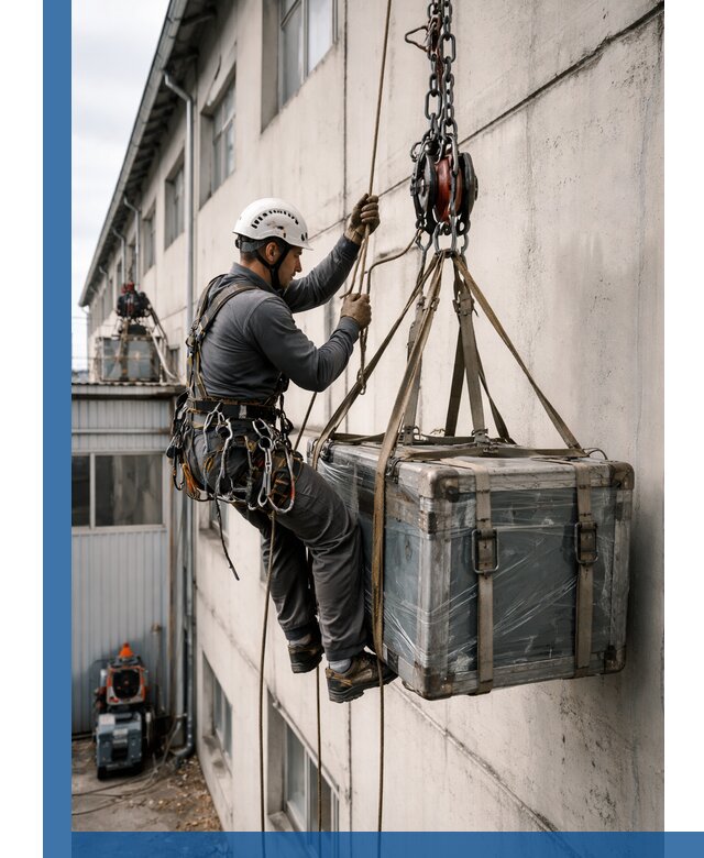 Подъем грузов на высоту в Спасске-Дальнем для промышленных объектов