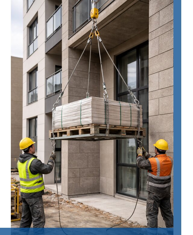 Подъем керамогранита на этаж в Спасске-Дальнем от 3621 р. | ВЫСОТНИК-Спс