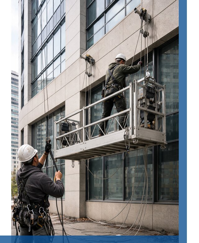 Монтаж и подъем фасадной люльки в Спасске-Дальнем от 12416 р. | ВЫСОТНИК-Спс
