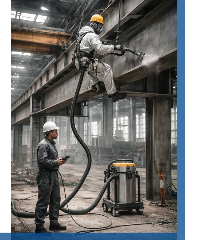 Обеспыливание конструкций в цехе в Спасске-Дальнем от 4346 р. | ВЫСОТНИК-Спс