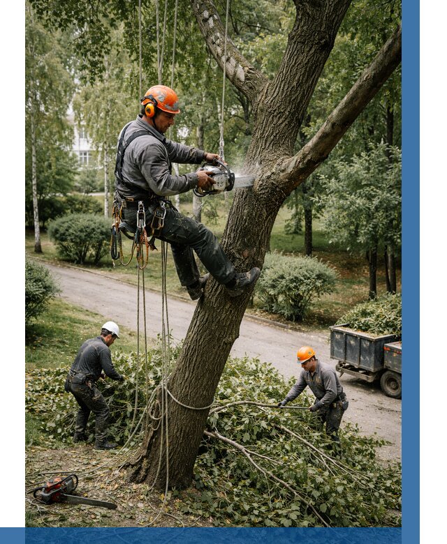 Кронирование деревьев в Спасске-Дальнем от 6726 р. | ВЫСОТНИК-Спс