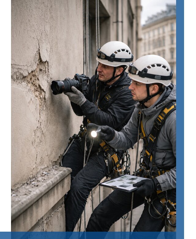 Фотофиксация дефектов фасада в Спасске-Дальнем от 4656 р. | ВЫСОТНИК-Спс