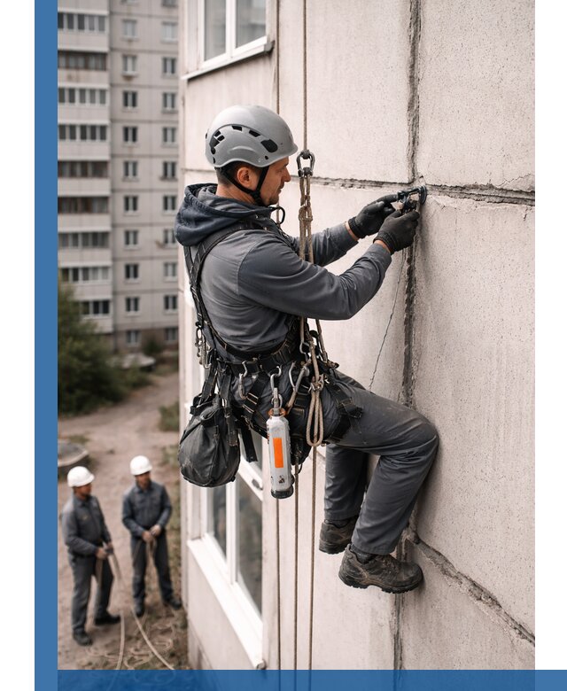 Обследование межпанельных швов и герметизация в Спасске-Дальнем