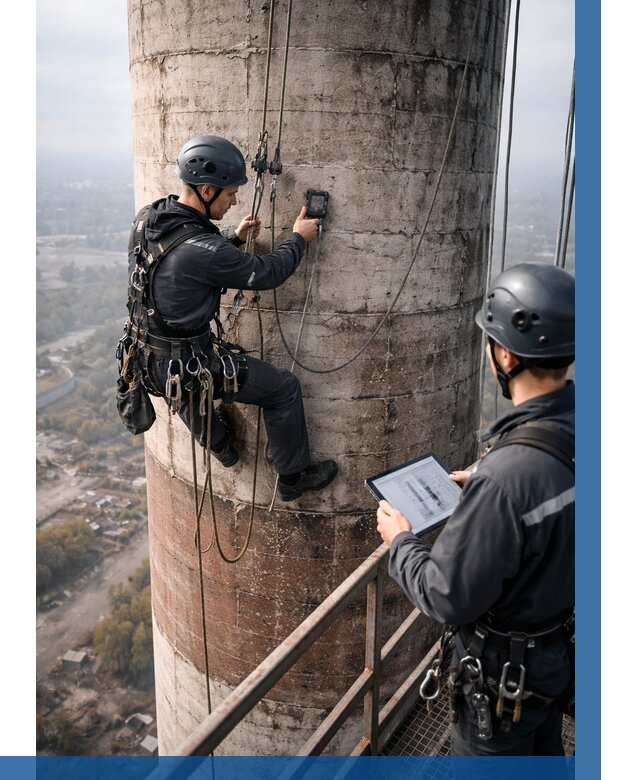 Обследование дымовой трубы в Спасске-Дальнем от 8278 р. | ВЫСОТНИК-Спс
