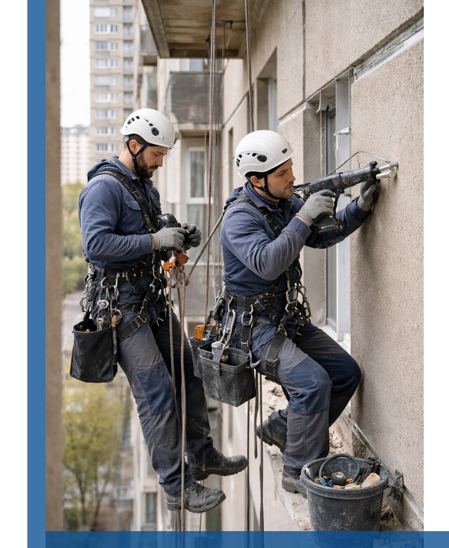 Промышленные альпинисты высотные работы и монтаж в Спасске-Дальнем